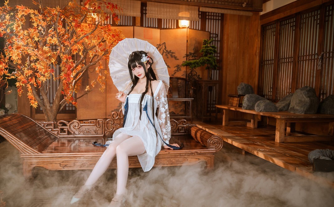 y妹不是小叶 - 碧蓝航线 逸仙 膏发凝脂 [18P-240MB]