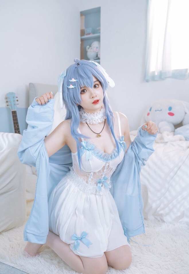 呆儿猪 - 玉桂狗 甘雨 [12P-40MB]