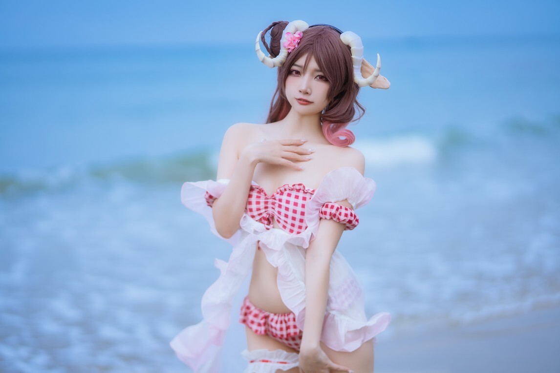 二佐Nisa – 泰拉夏日纪事 方舟艾雅法拉泳装 [34P-594MB]