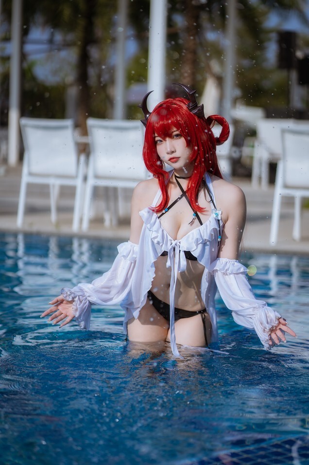 二佐Nisa - 泰拉夏日纪事 方舟史尔特尔泳装 [40P-1.07GB]