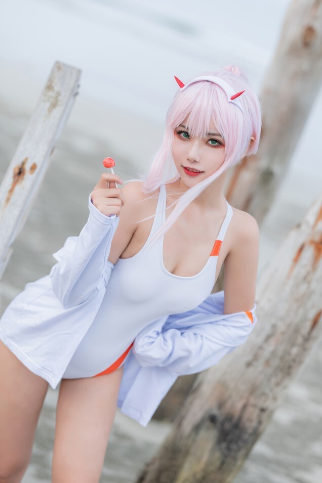 Momoko葵葵 - DARLING in the FRANXX 02 泳装 兔女郎&amp;花嫁 [61P-858MB]