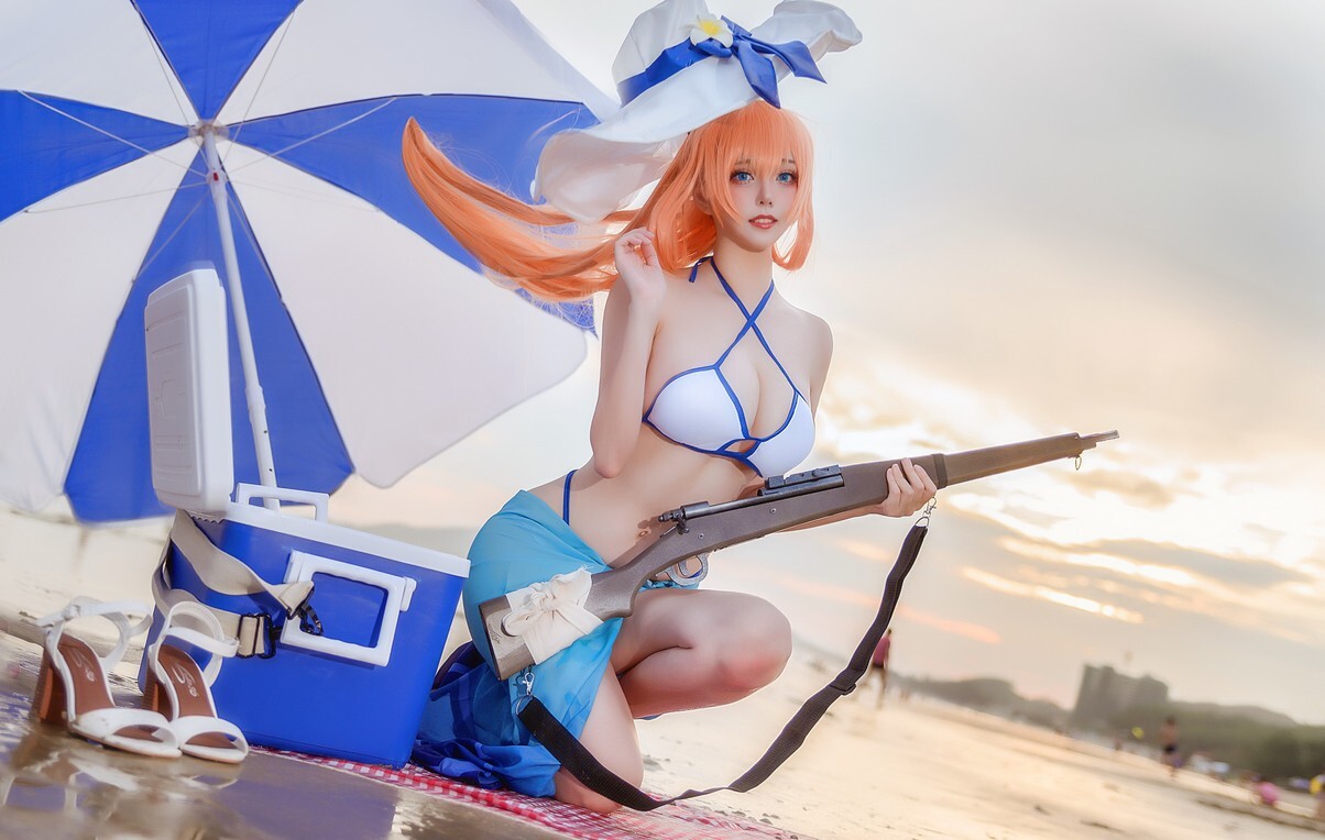 菌烨tako – 春田泳装 [9P-41MB]