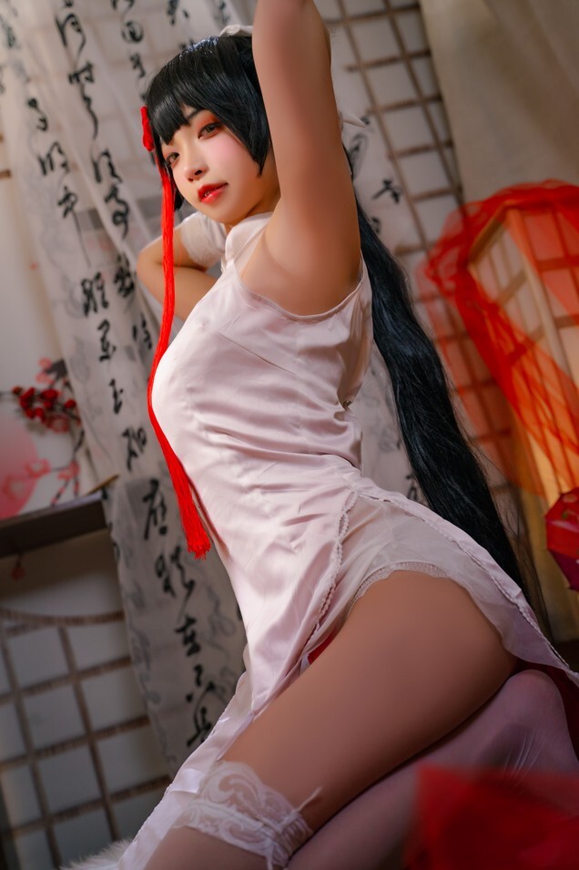 可可老师 -  爱宕高雄旗袍双人 [46P-352MB]