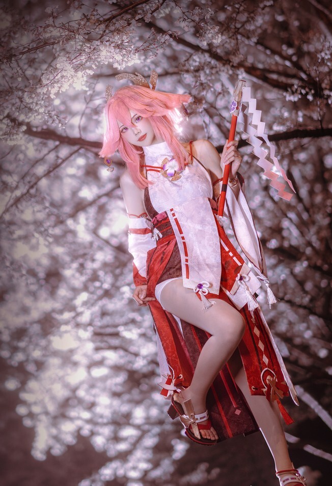 墨色的团子_墨舒 - 八重神子 [11P-154MB]