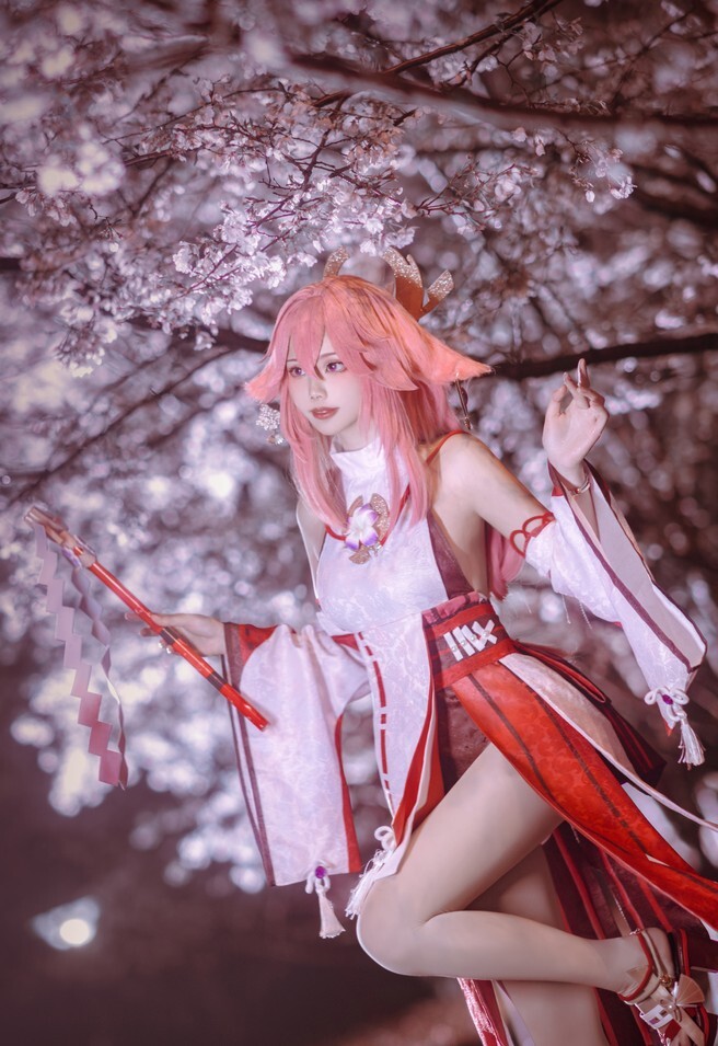 墨色的团子_墨舒 - 八重神子 [11P-154MB]