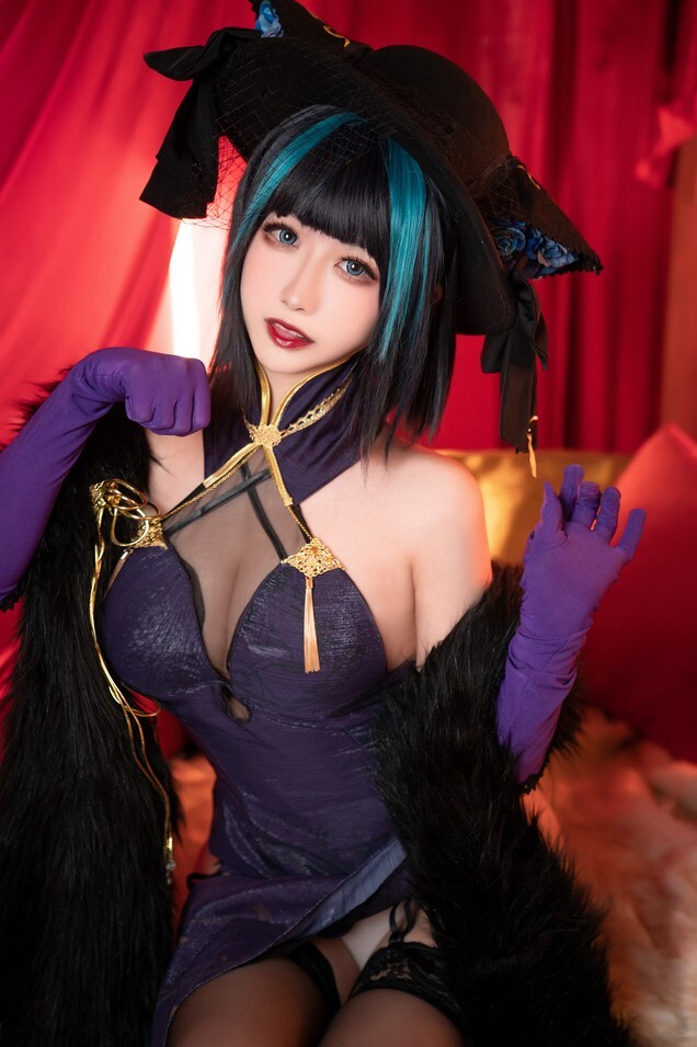 Momoko葵葵 - 碧蓝航线柴郡 音乐绚烂CaitSith [16P-23MB]