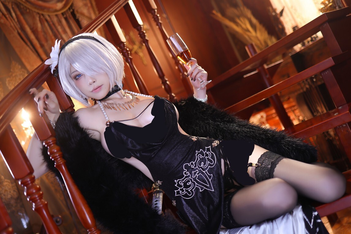 水淼aqua - ヨルハ二号B型 同人ドレスVer [95P-114MB]