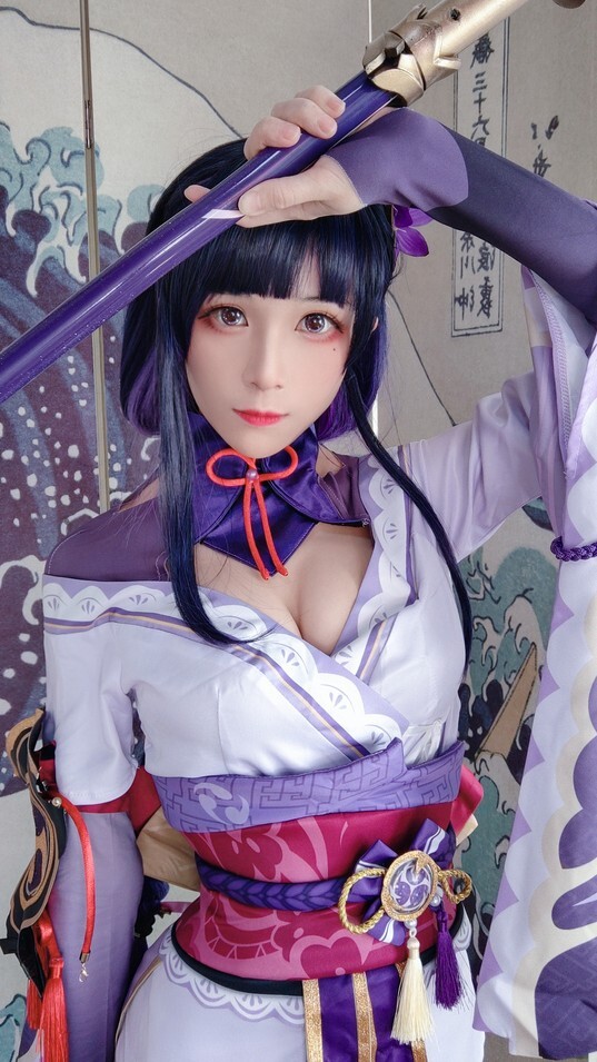 Tomoyo酱 – 雷电将军 [9P-14MB]