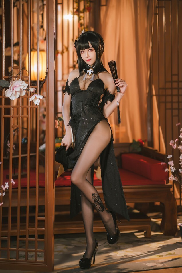 Tomoyo酱 - 碧蓝航线 镇海旗袍 [27P-165MB]