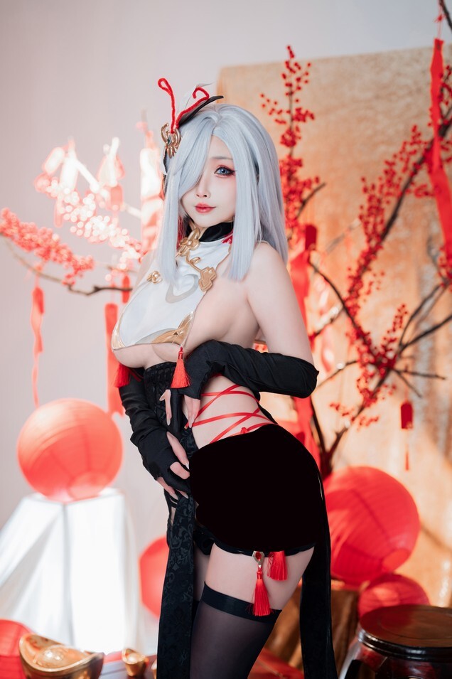 rioko凉凉子 - 申鹤旗袍 [41P6V-1.46GB]