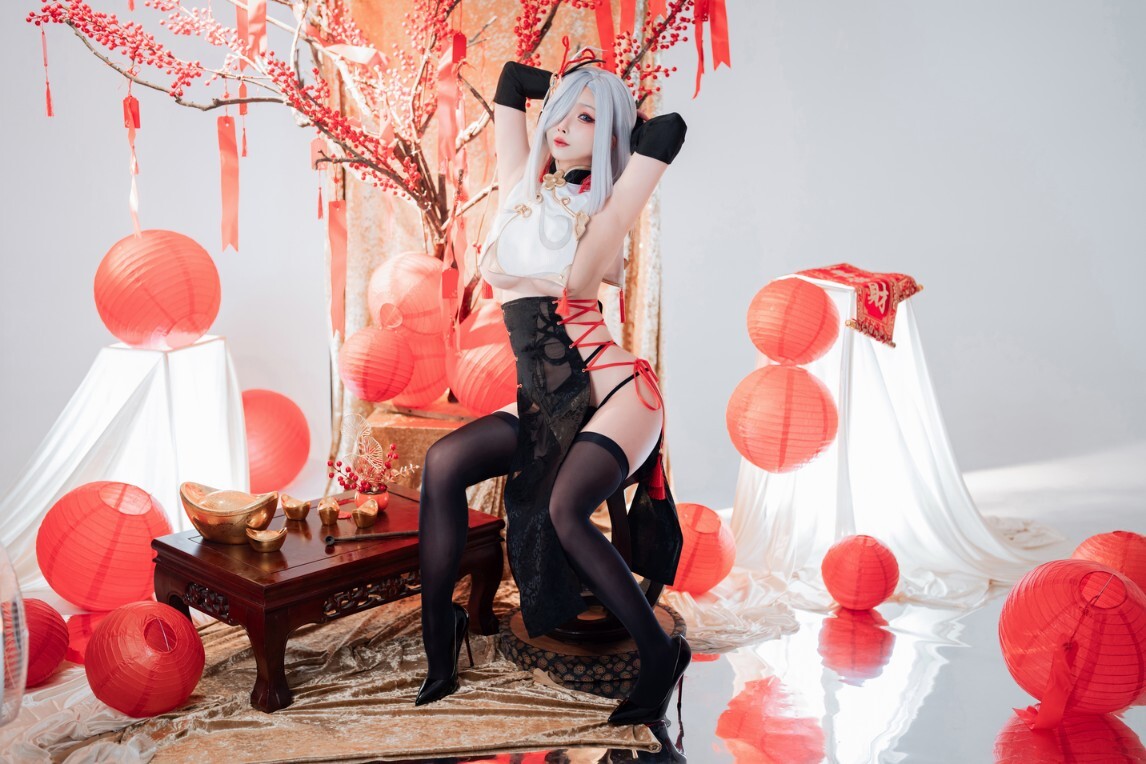 rioko凉凉子 - 申鹤旗袍 [41P6V-1.46GB]