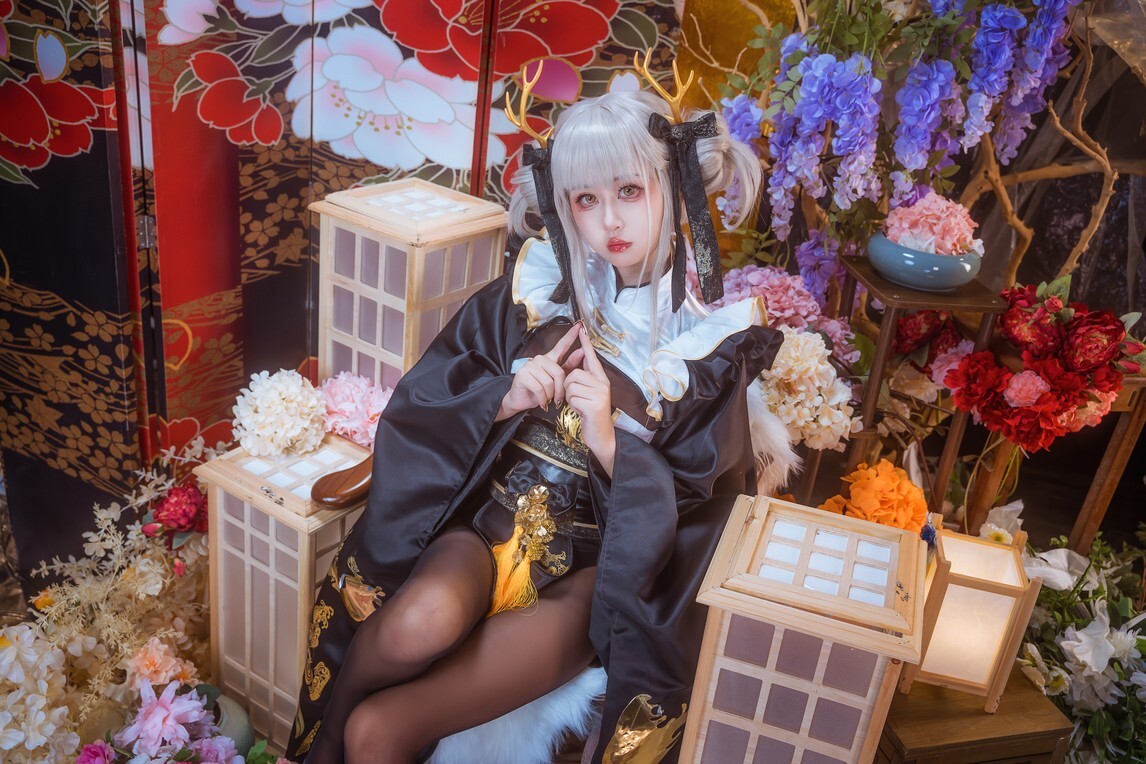 萌芽儿 - 白兔和服 [18P-267MB]