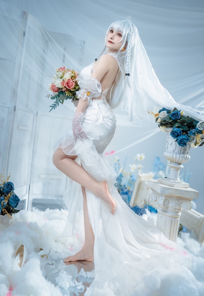 超级小禾儿 - 花园「誓约婚纱」 [15P-55MB]