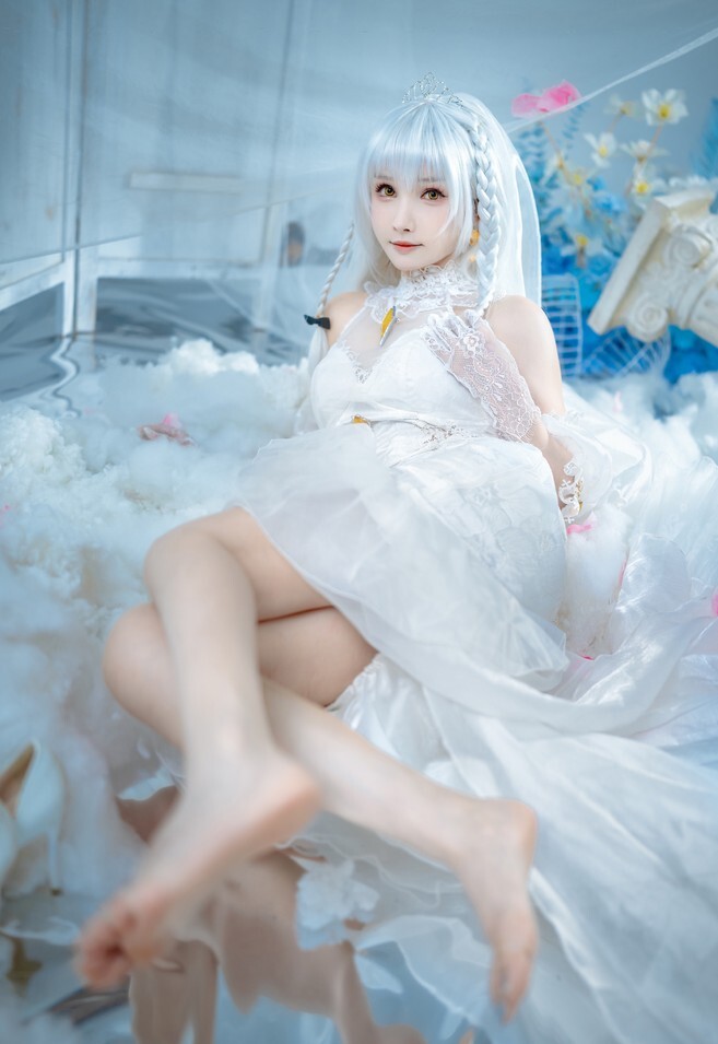 超级小禾儿 - 花园「誓约婚纱」 [15P-55MB]