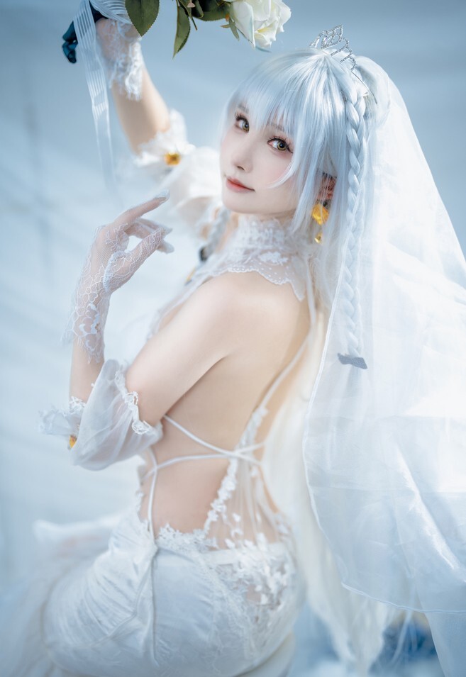 超级小禾儿 - 花园「誓约婚纱」 [15P-55MB]