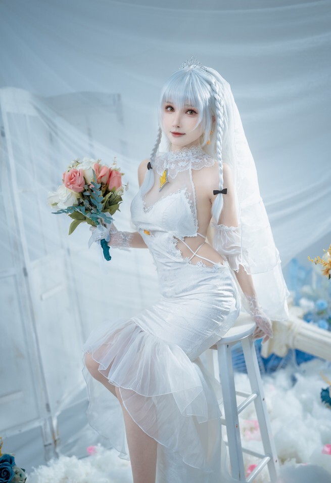 超级小禾儿 - 花园「誓约婚纱」 [15P-55MB]