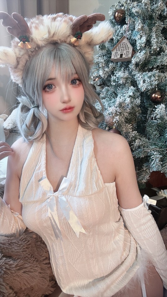 疯猫ss - 圣诞特典&amp;白色毛衣 [98P1V-757MB]