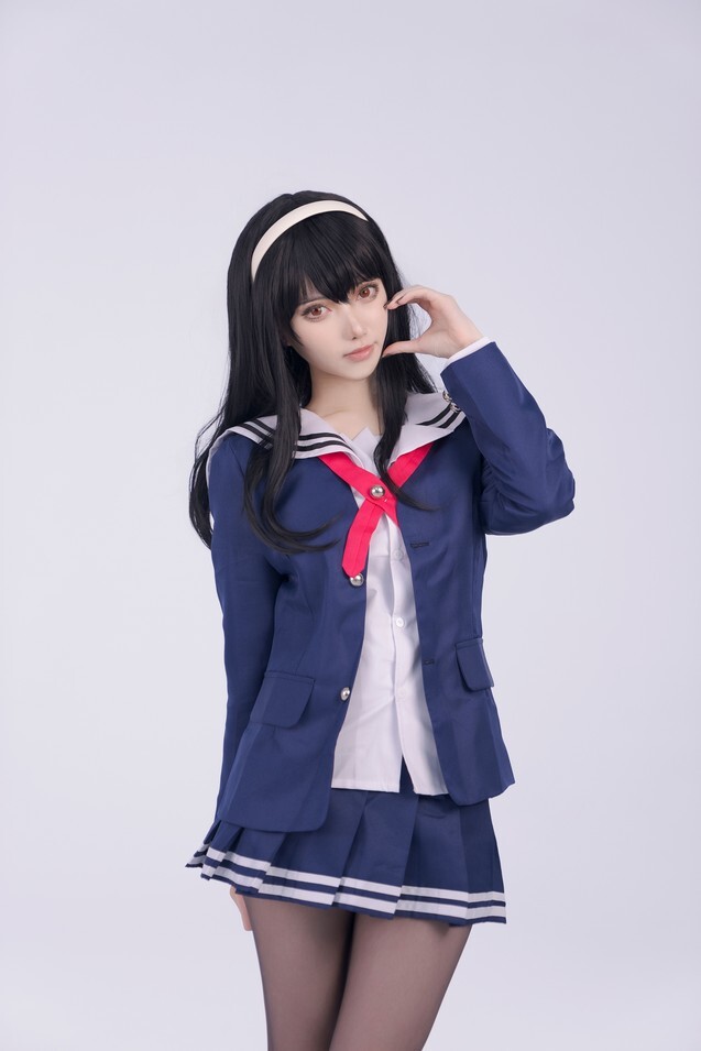 炭烤莉莉黑 – 路人女主霞之丘诗羽 校服 [50P-123MB]