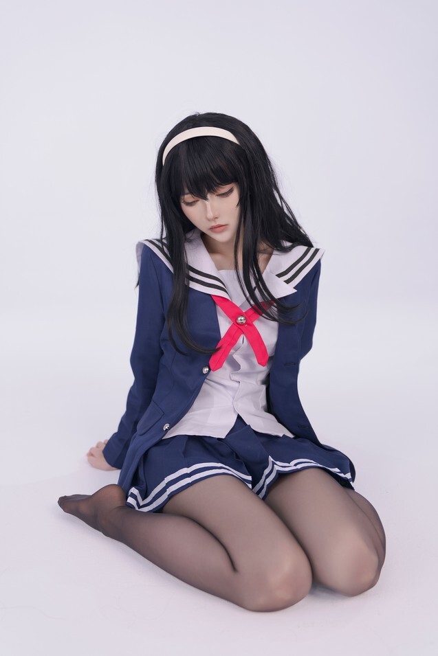 炭烤莉莉黑 - 路人女主霞之丘诗羽 校服 [50P-123MB]