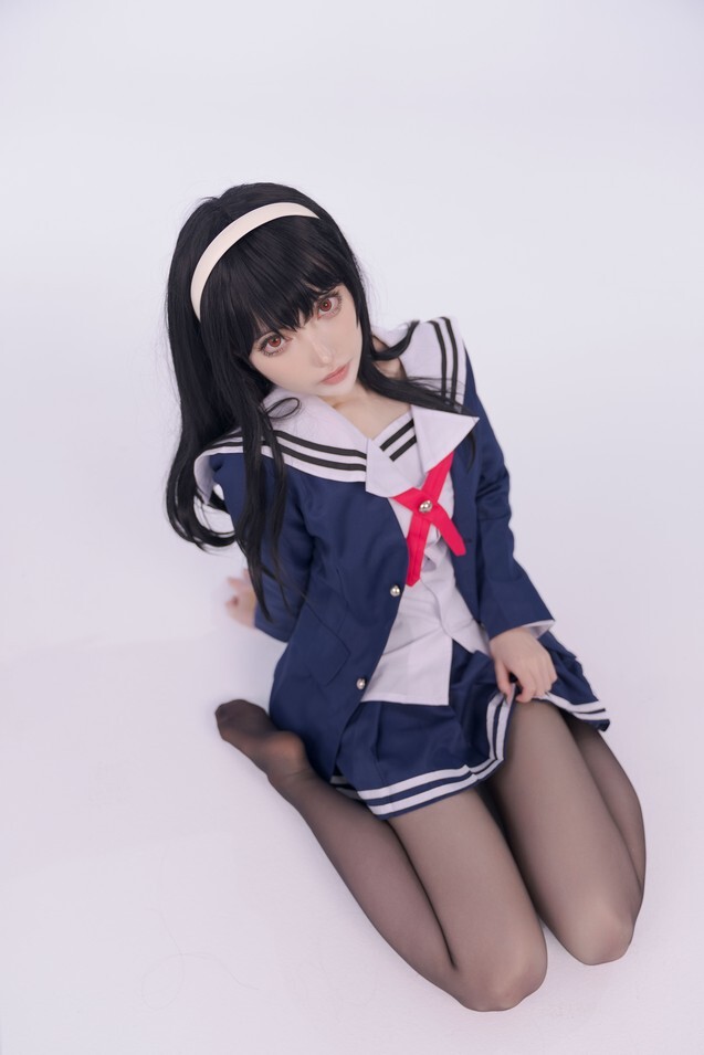 炭烤莉莉黑 - 路人女主霞之丘诗羽 校服 [50P-123MB]