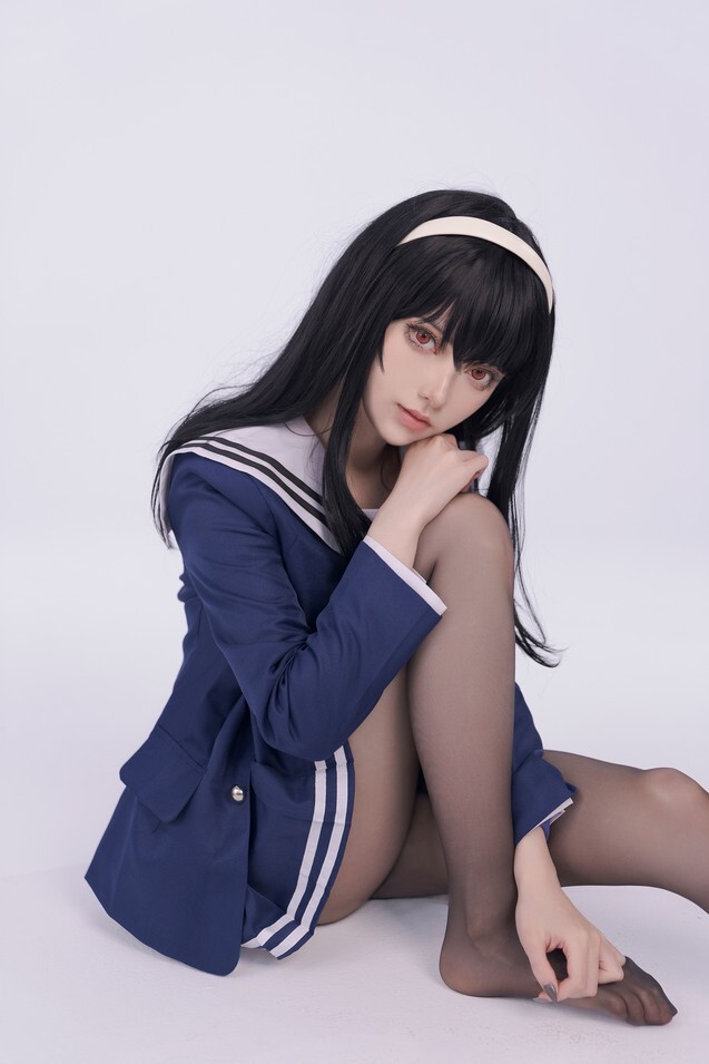 炭烤莉莉黑 - 路人女主霞之丘诗羽 校服 [50P-123MB]