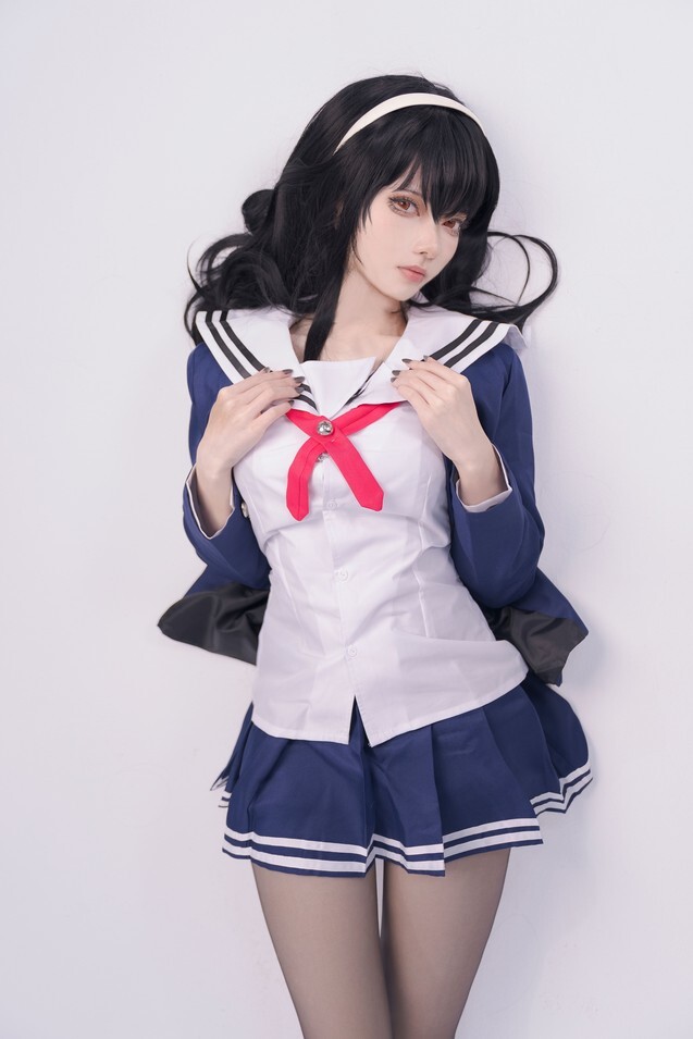 炭烤莉莉黑 - 路人女主霞之丘诗羽 校服 [50P-123MB]