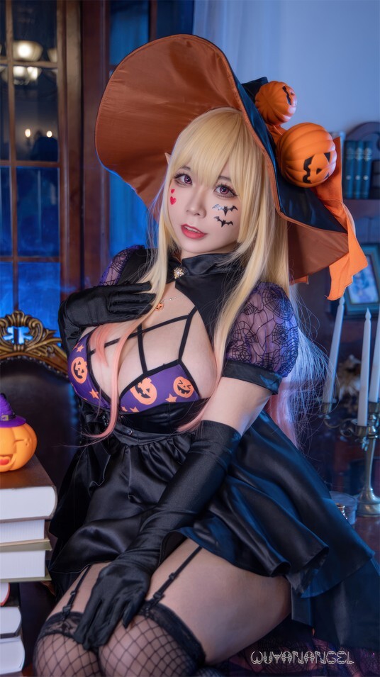 无颜小天使wy - 喜多川海梦万圣节 [46P-414MB]