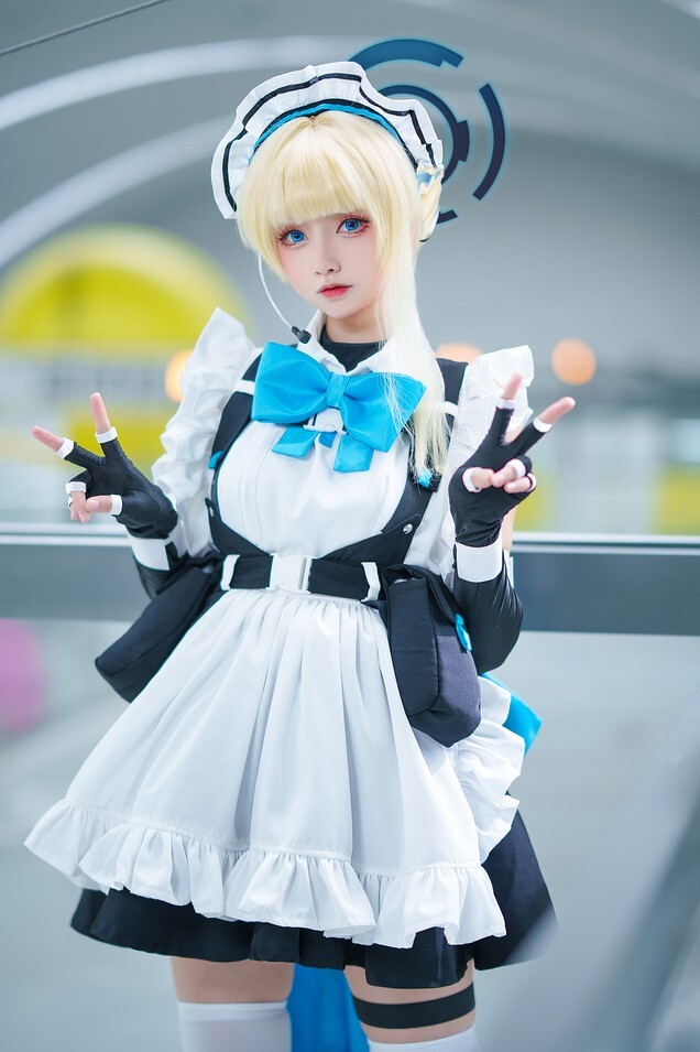 大大卷卷小卷 - 碧蓝档案飞鸟马时 短女仆 [27P-211MB]