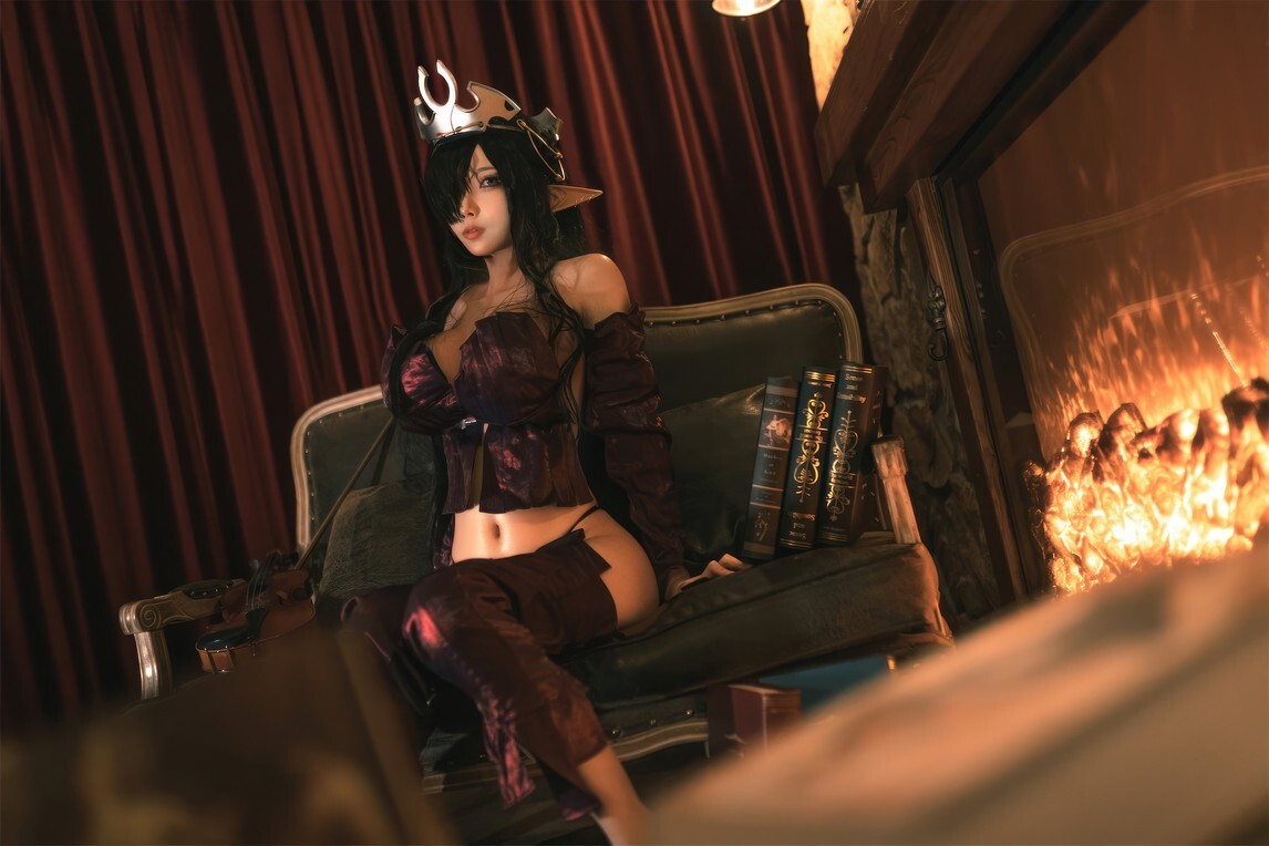 杏仁曲奇 - 黑兽 精灵女王 [60P-515MB]