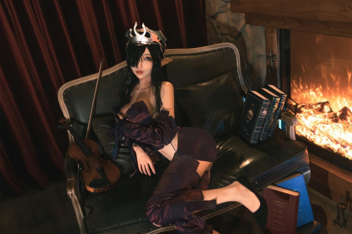 杏仁曲奇 - 黑兽 精灵女王 [60P-515MB]