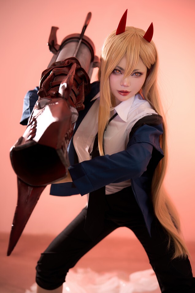 ZinieQ - Power (Chainsaw Man x NIKKE) [37P20V-856MB]