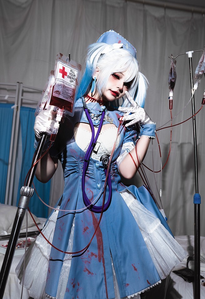 花甲conch - 嗜血护士 [19P-321MB]