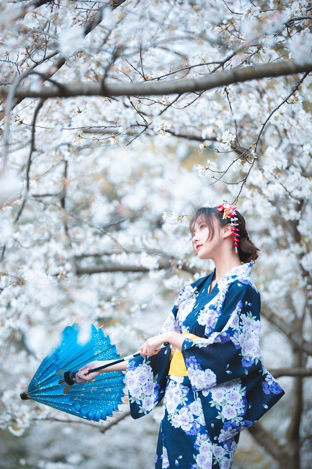 冬马路纱 (Luisa_零纱) - 樱园浴衣 [9P-133MB]