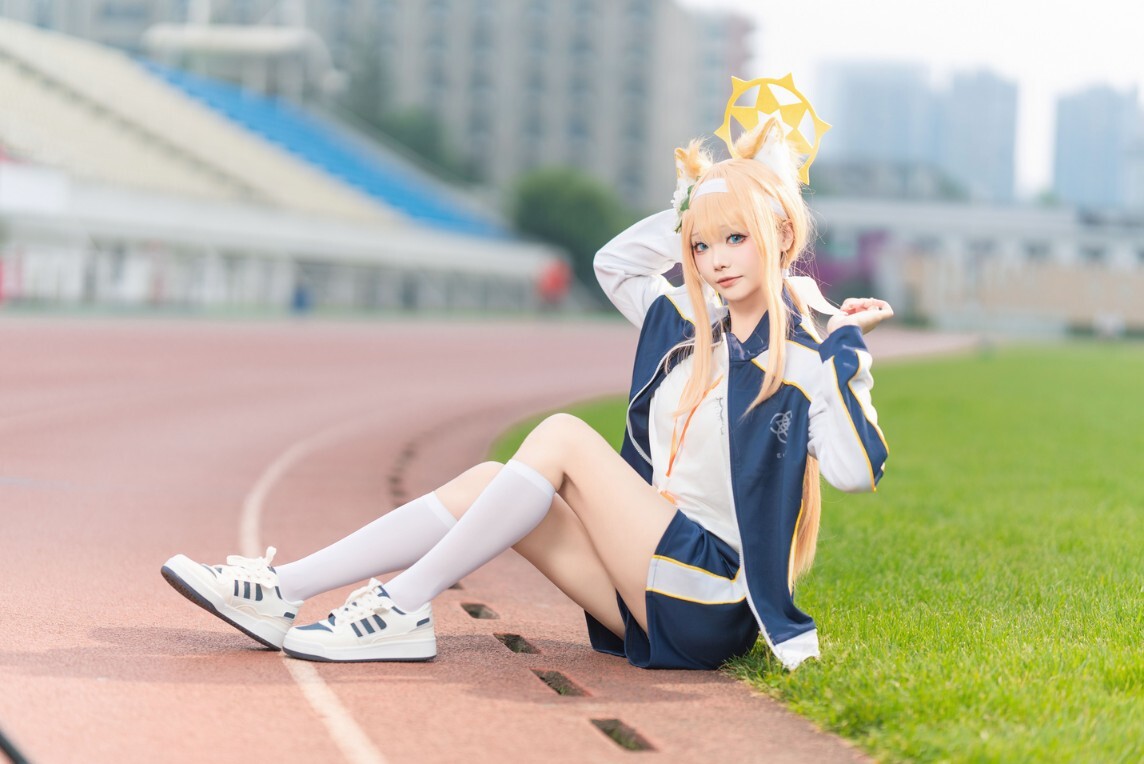 艾西Aiwest - 碧蓝档案 伊落玛丽 体操服 [44P-178MB]