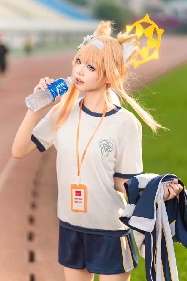 艾西Aiwest - 碧蓝档案 伊落玛丽 体操服 [44P-178MB]