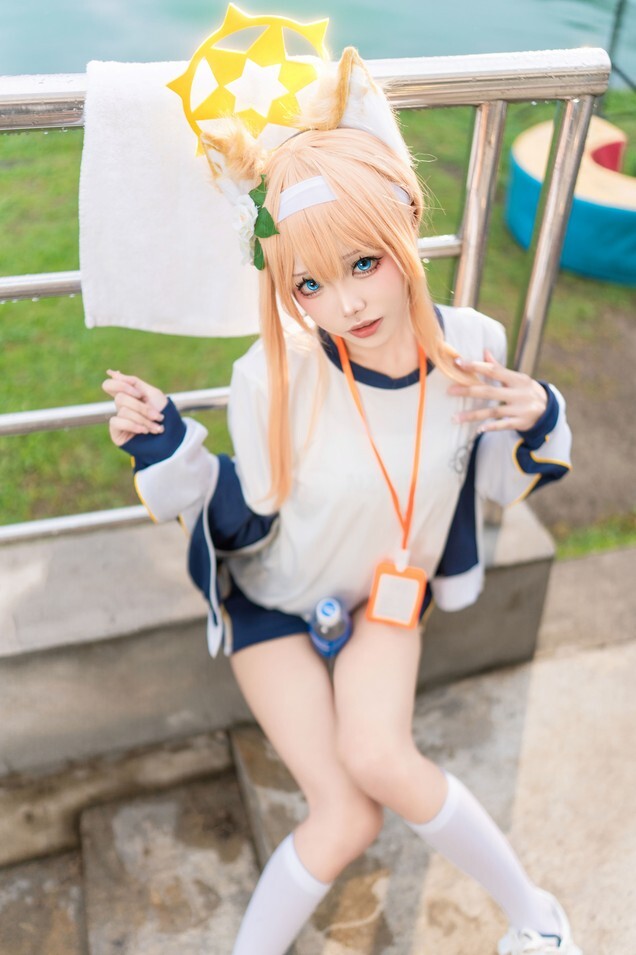 艾西Aiwest - 碧蓝档案 伊落玛丽 体操服 [44P-178MB]