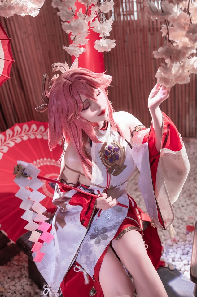 Natsuko夏夏子 - 八重神子 [91P-618MB]