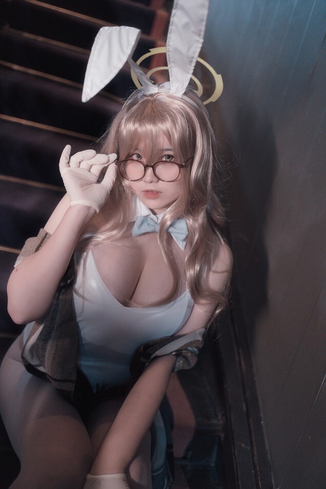 阿半今天很开心 - 蔚蓝档案 室笠茜 兔女郎 [47P7V-348MB]