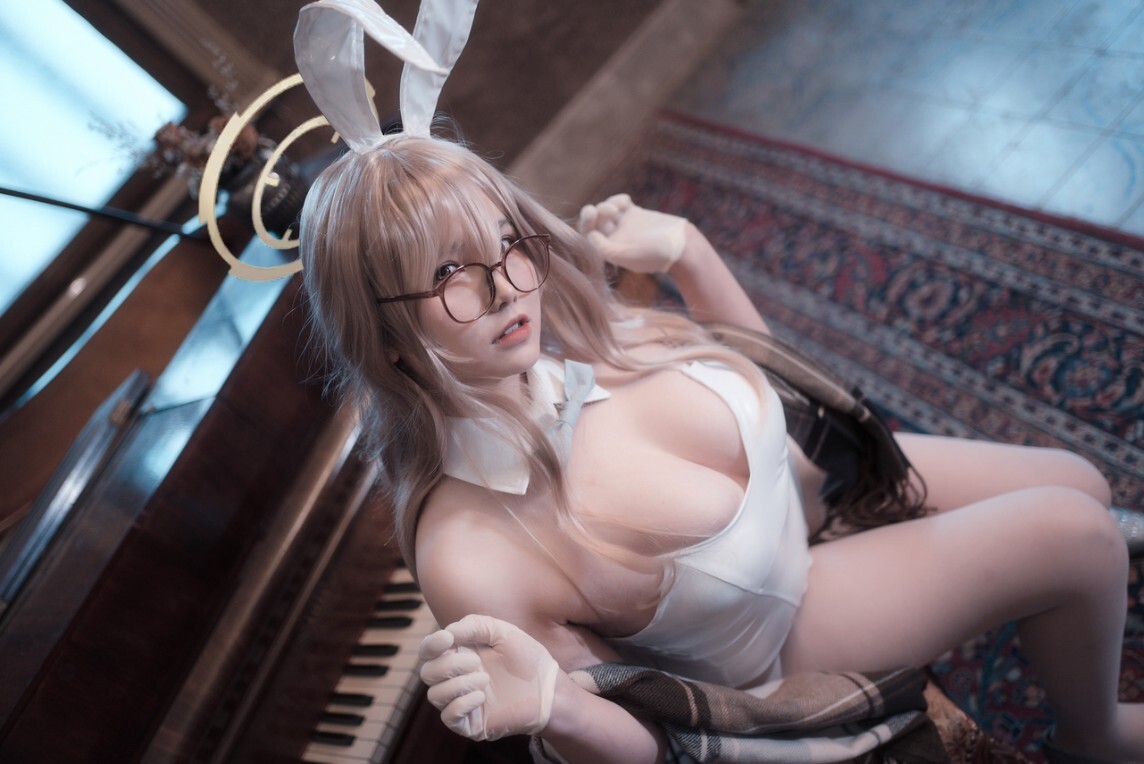 阿半今天很开心 - 蔚蓝档案 室笠茜 兔女郎 [47P7V-348MB]