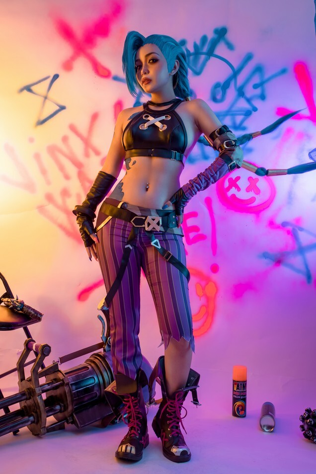 Umeko J - Jinx League of Legends [76P6V-839MB]