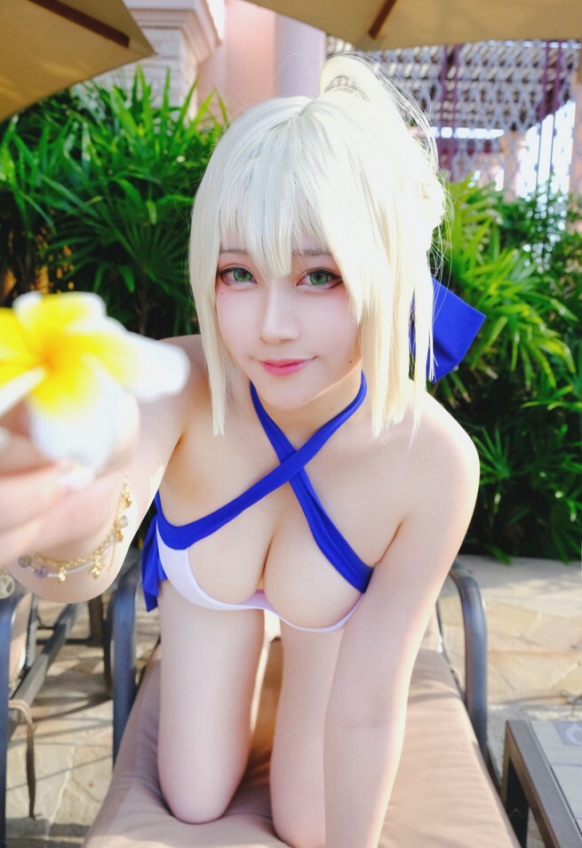 Halo_酱 - 命运冠位指定泳装 [9P-22.8MB]