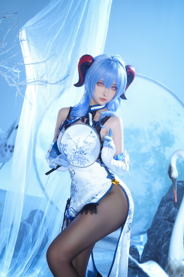 Seya-狮砸 - 甘雨青花瓷 [12P-138MB]