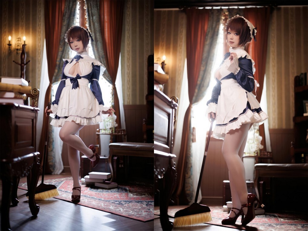 樱落酱w – 屑屑女仆长 [28P-208MB]