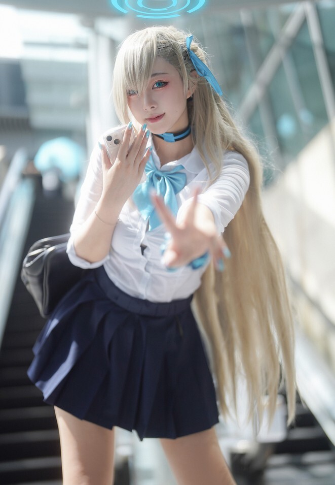 Halo_酱 – 蔚蓝档案 一之濑明日奈 [22P-91.5MB]