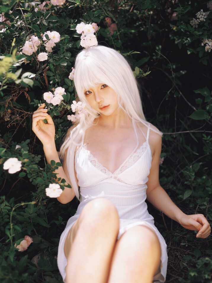 蠢沫沫 - 2024年会员 白发&amp;绳 [16P-364MB]