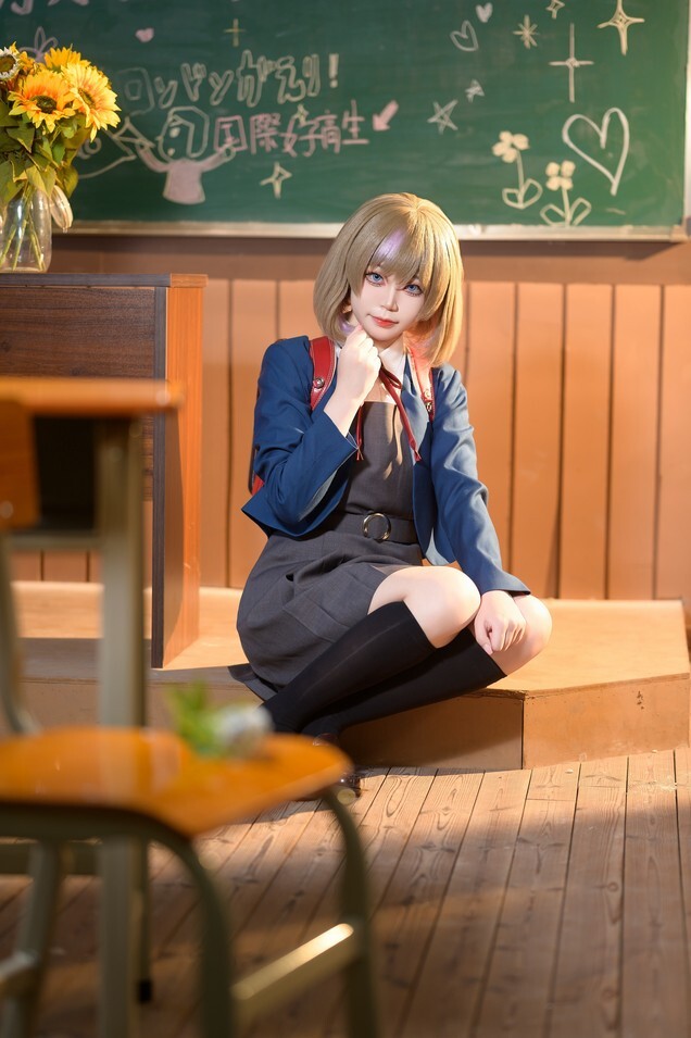 果生梨 - 可可（学院偶像） [15P-65.3MB]