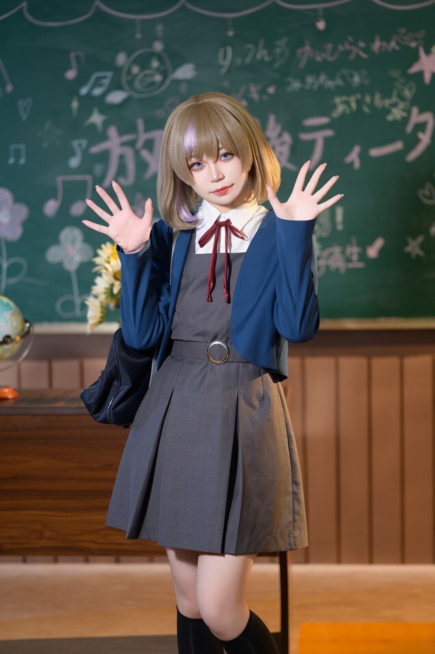 果生梨 - 可可（学院偶像） [15P-65.3MB]