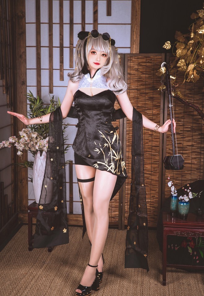 葡萄糖_Glucose - 食铁兽 音律联觉旗袍 [15P-215MB]