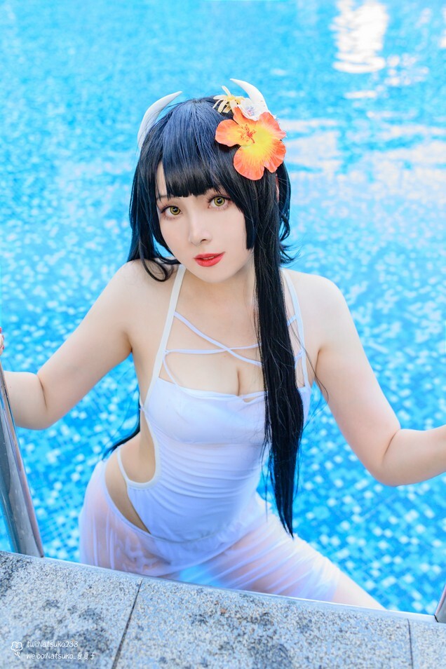 Natsuko夏夏子 - 碧蓝航线 比叡 泳装 [55P-667MB]