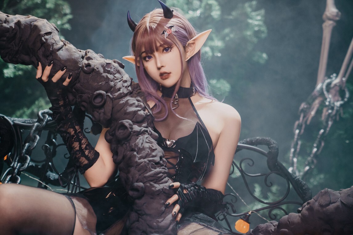 Natsuko夏夏子 - 万圣小魔女 [52P1V-566MB]